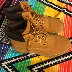 Timberland shoes.